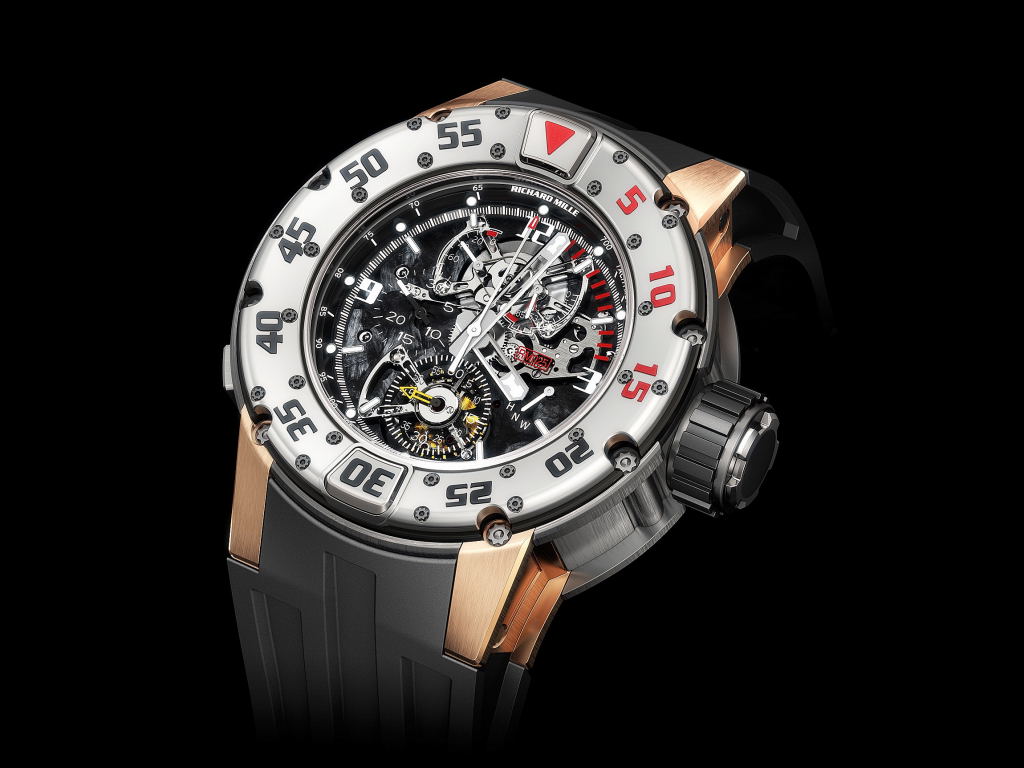Richard Mille RM 025 Chronographe de plongée à Tourbillon Richard Mille RM 025 Chronographe de plongée à Tourbillon